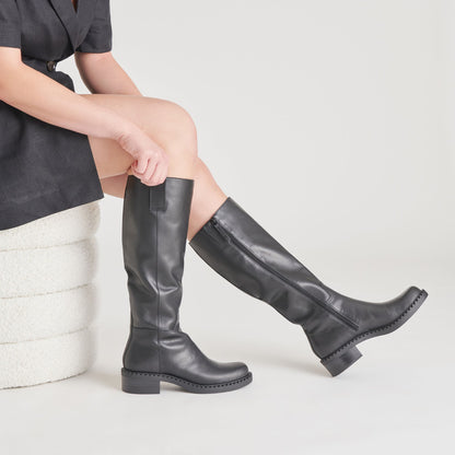 Glory H2O Waterproof Black Leather Boots Dolce Vita