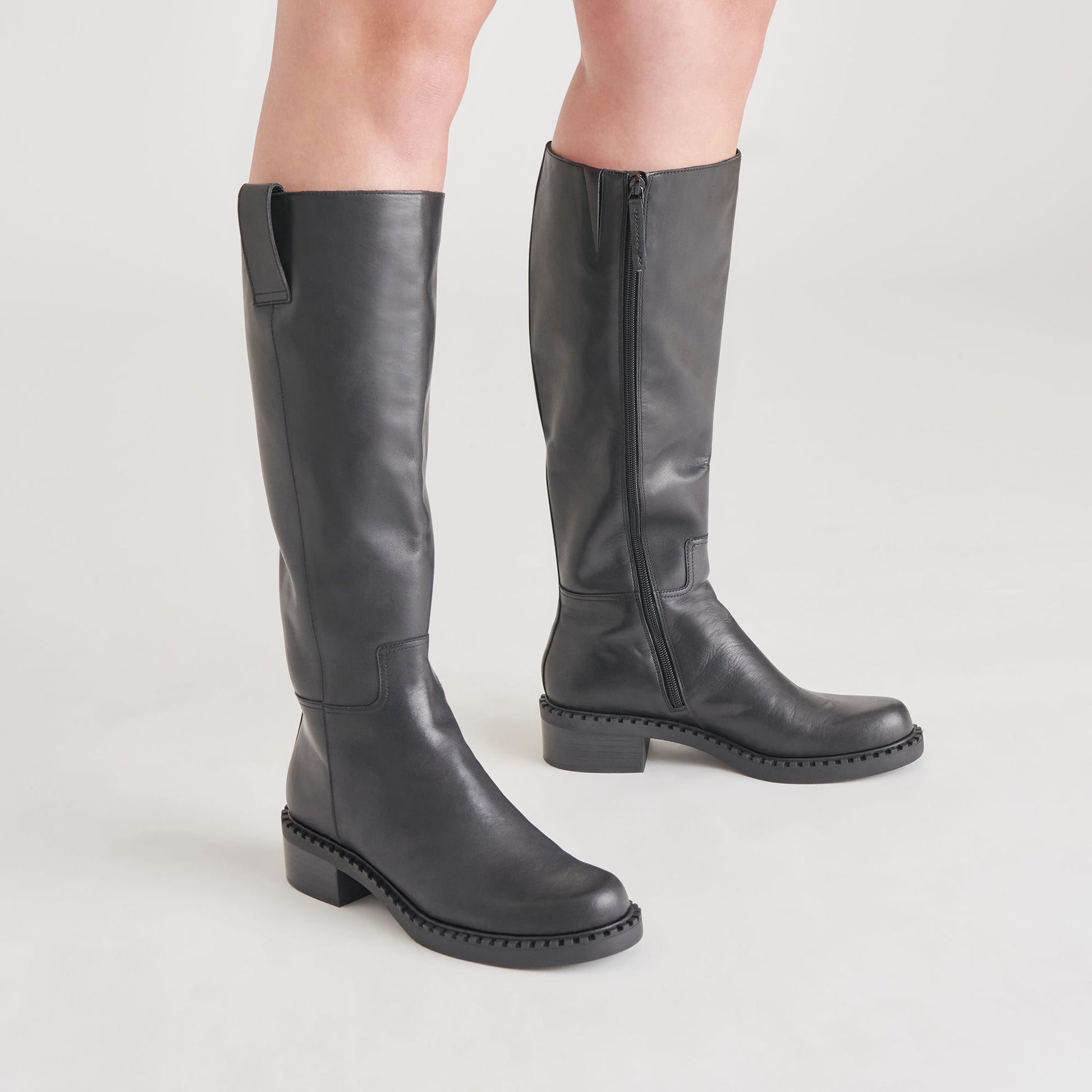 Glory H2O Waterproof Black Leather Boots Dolce Vita