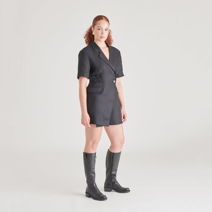 Glory H2O Waterproof Black Leather Boots Dolce Vita