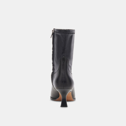 Arya Black Leather Boots Dolce Vita