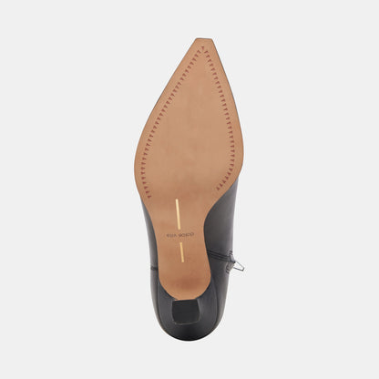 Arya Black Leather Boots Dolce Vita