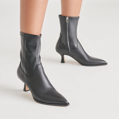Arya Black Leather Boots Dolce Vita