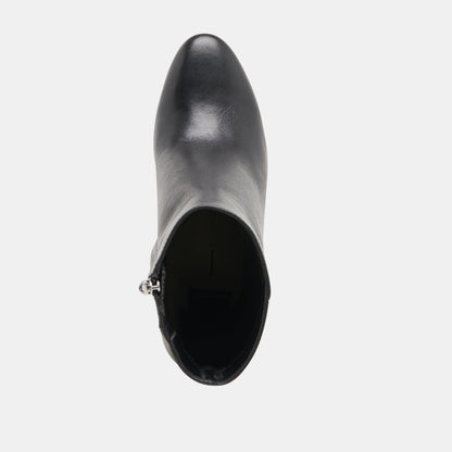 SUZY BOOTIES BLACK LEATHER Dolce Vita