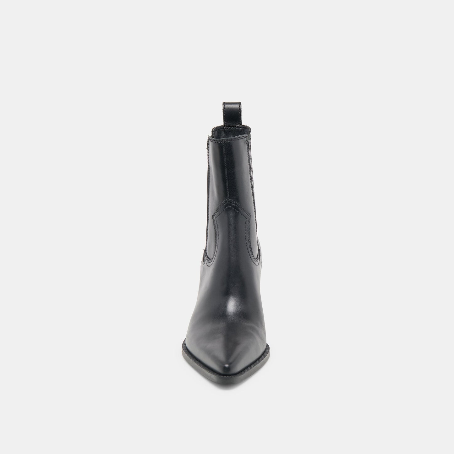 Slim Black Leather Booties Dolce Vita