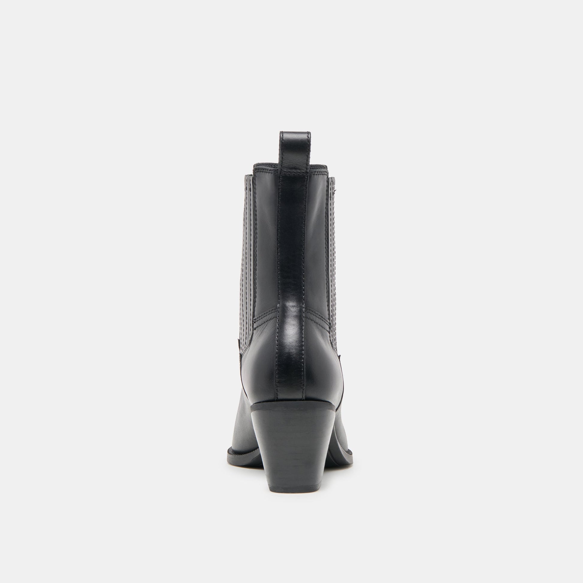 Slim Black Leather Booties Dolce Vita