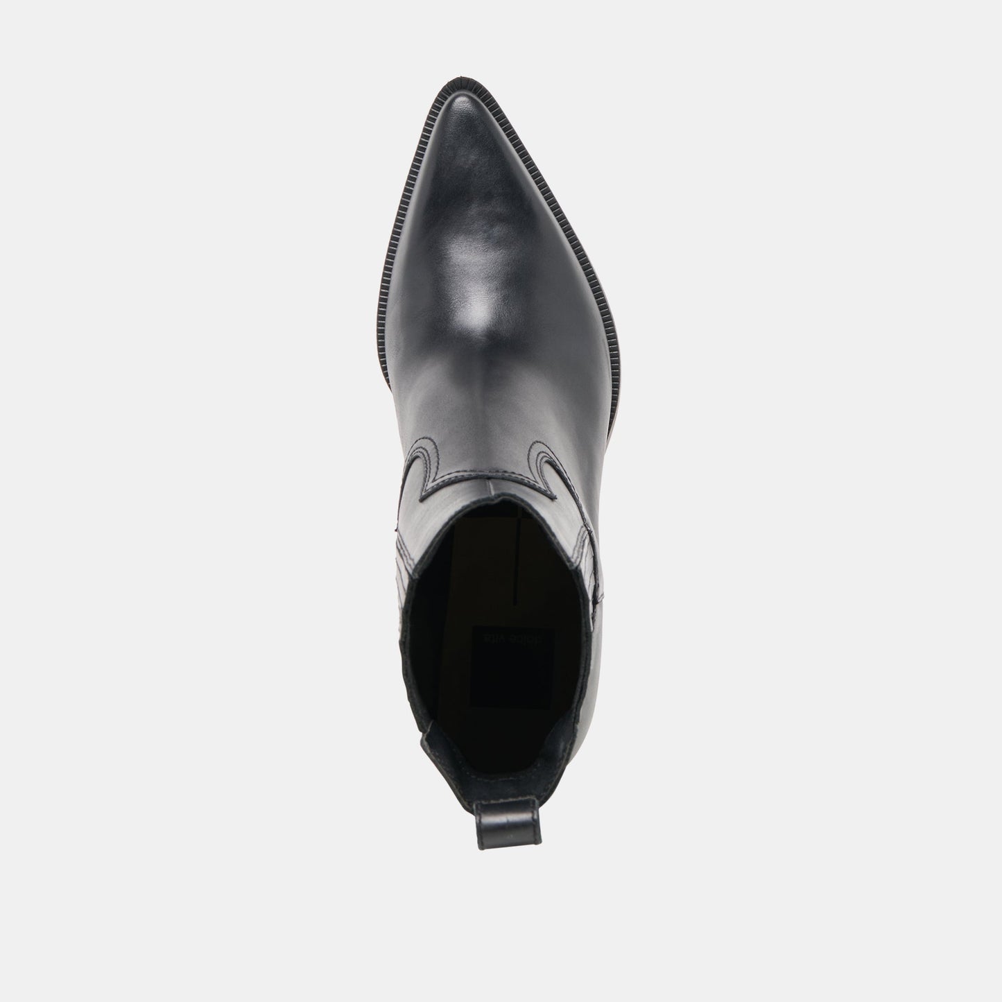Slim Black Leather Booties Dolce Vita