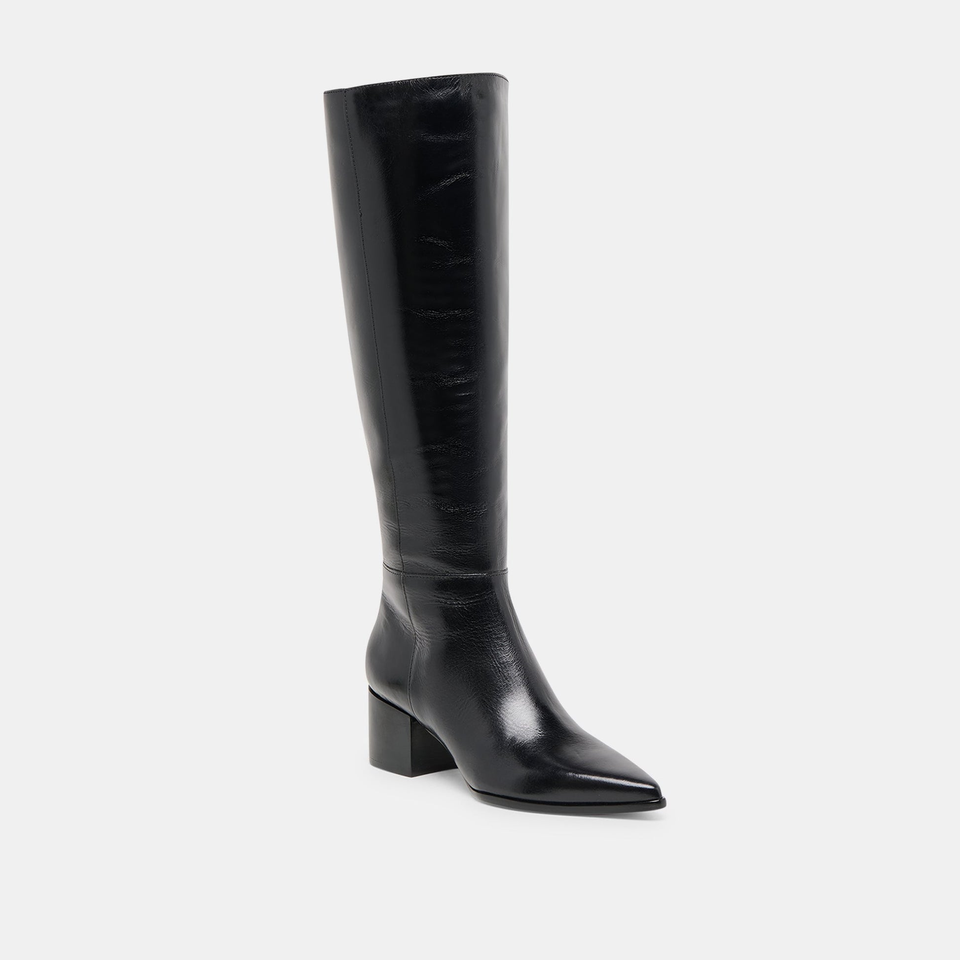 Kirson Black Leather Boots Dolce Vita