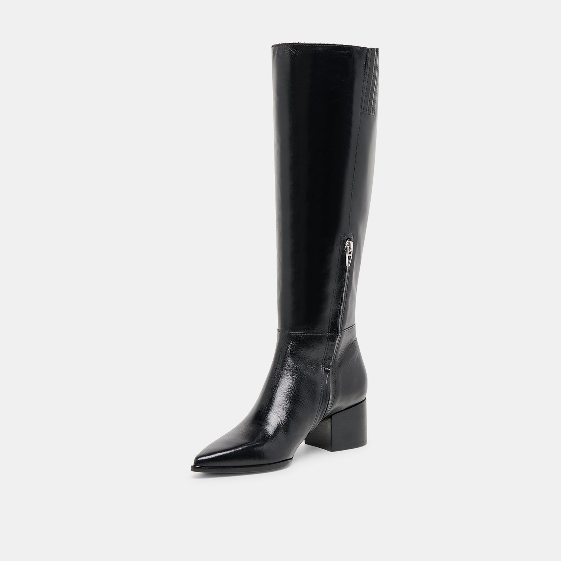 Kirson Black Leather Boots Dolce Vita