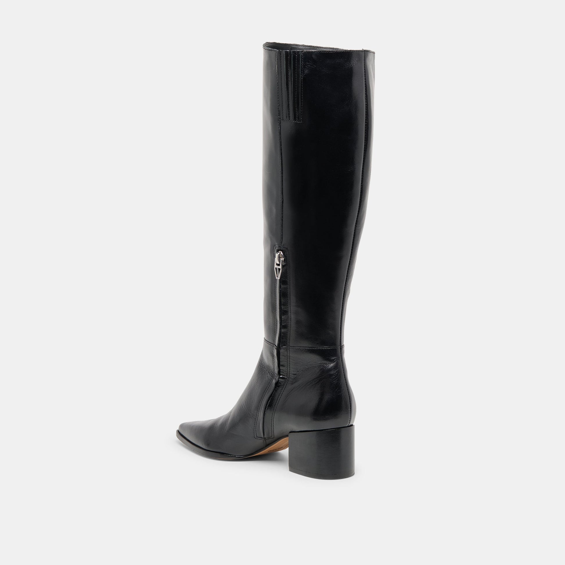 Kirson Black Leather Boots Dolce Vita
