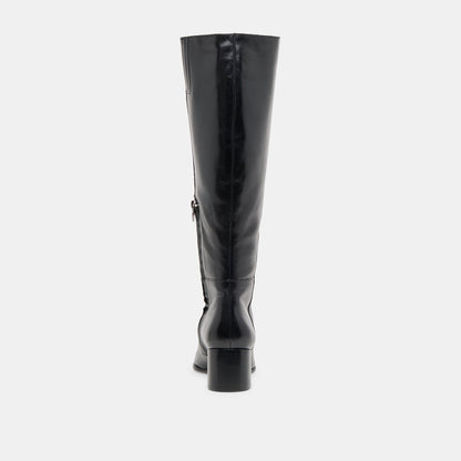 Kirson Black Leather Boots Dolce Vita