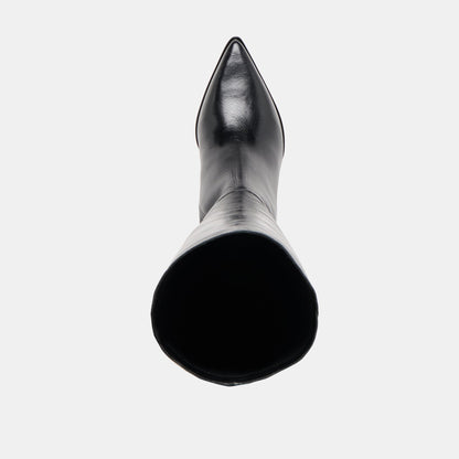 Kirson Black Leather Boots Dolce Vita