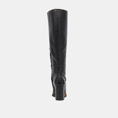 Fynn Boots Onyx Leather Dolce Vita