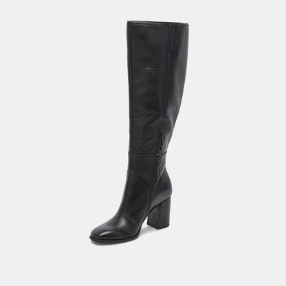 Fynn Boots Onyx Leather Dolce Vita