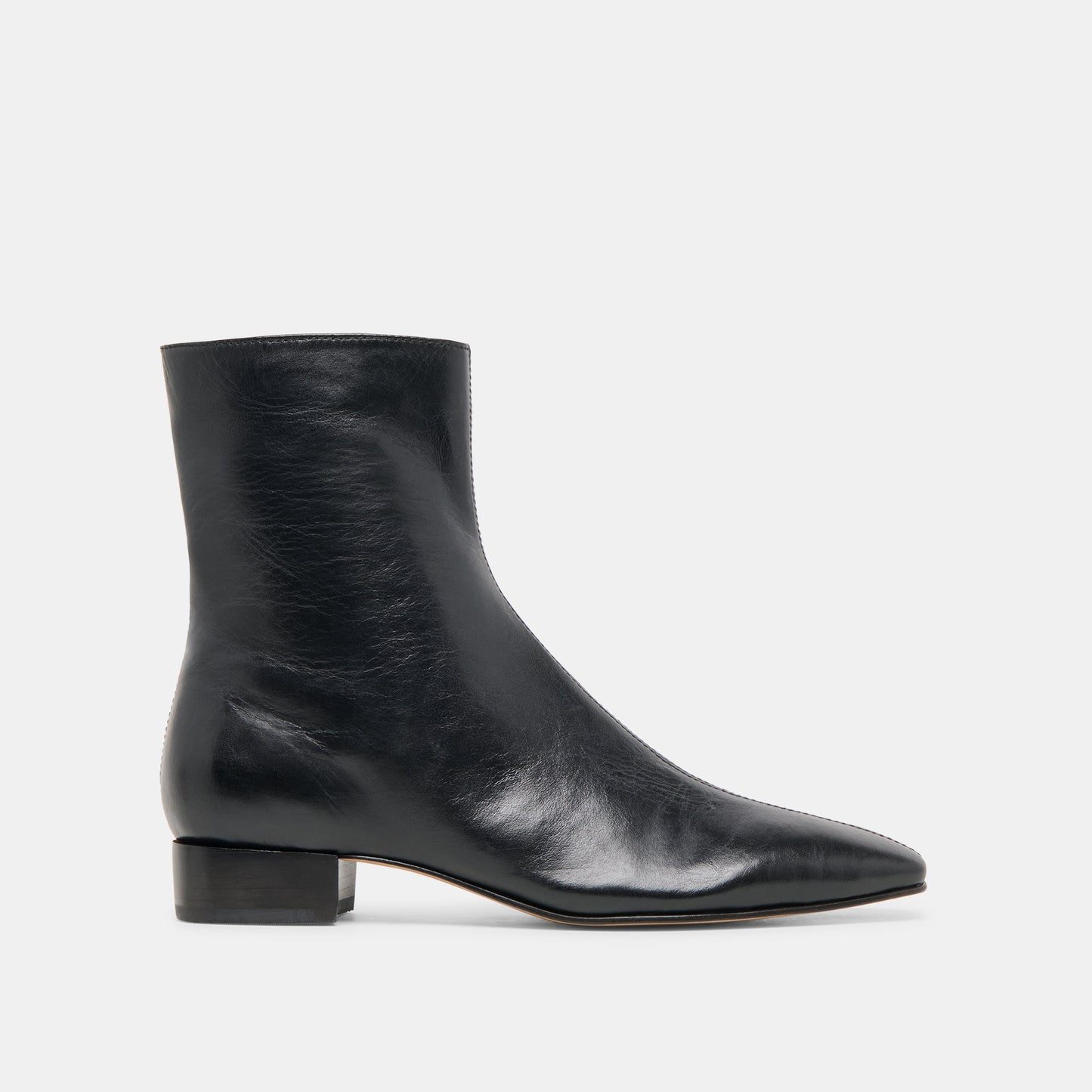Tarine Black Leather Booties Dolce Vita