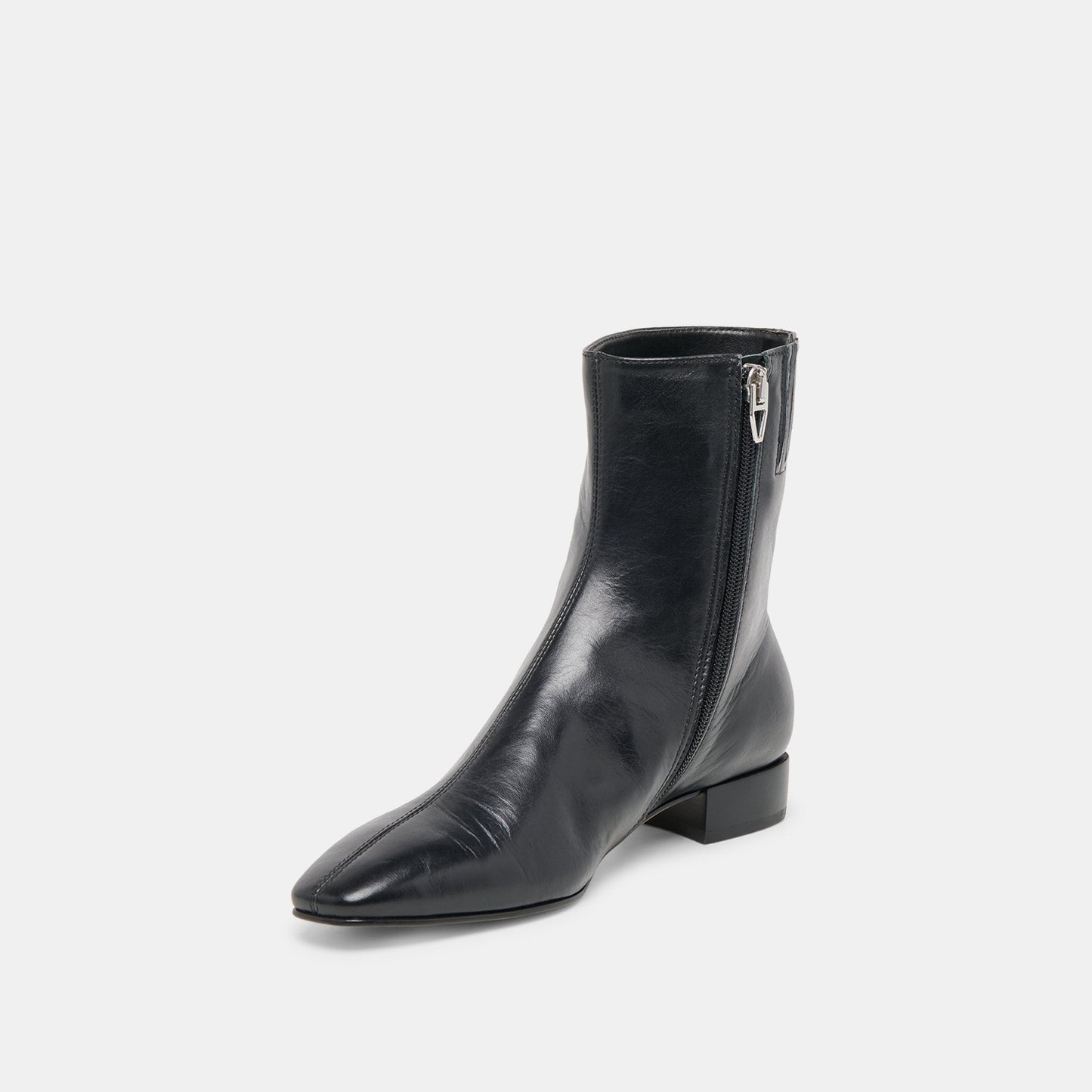 Tarine Black Leather Booties Dolce Vita