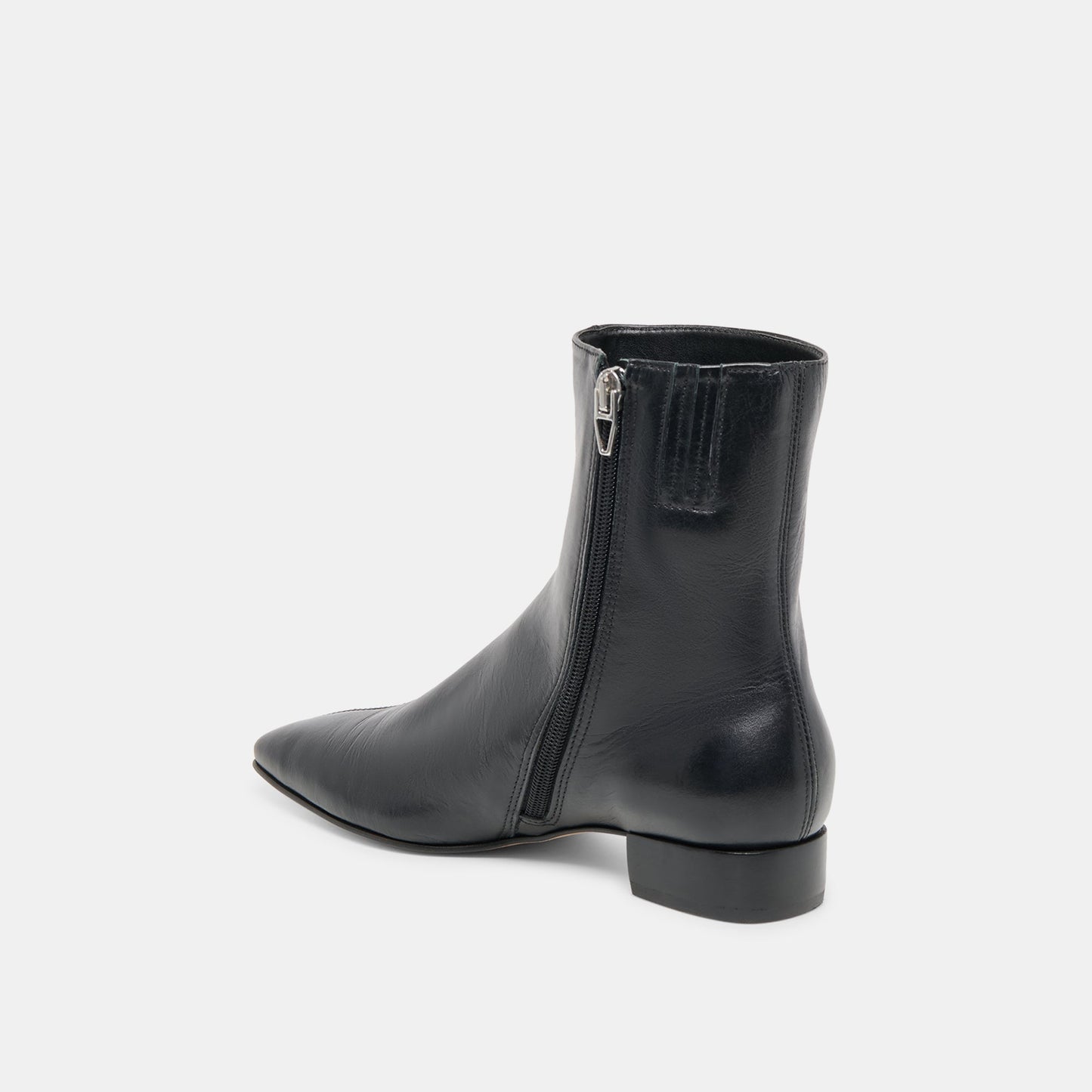Tarine Black Leather Booties Dolce Vita