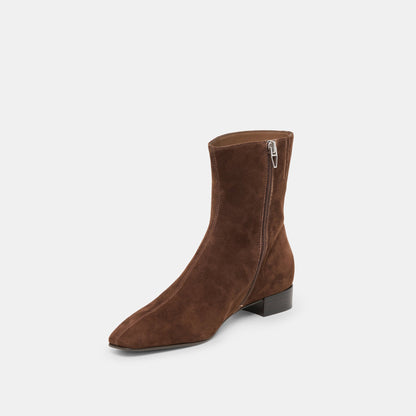 Tarine Dk Brown Nubuck Booties Dolce Vita