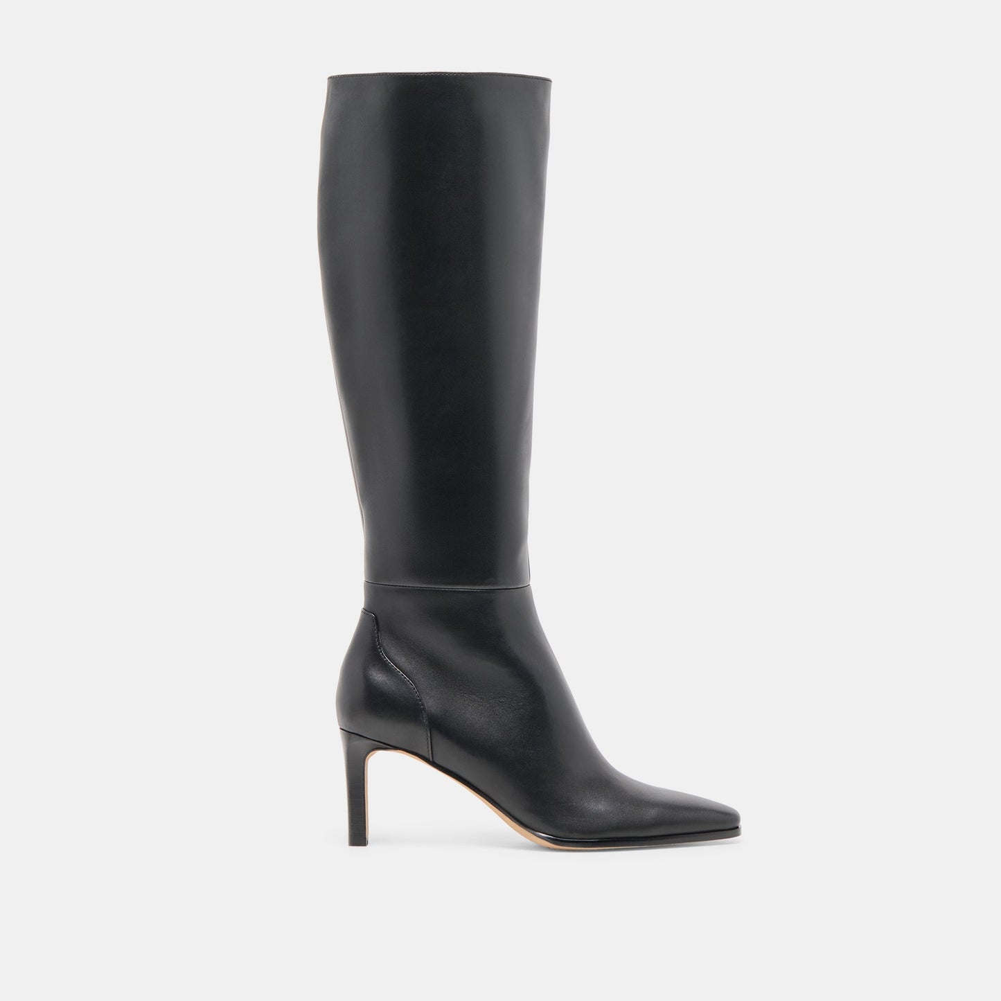 Emmi Black Leather Boots Dolce Vita