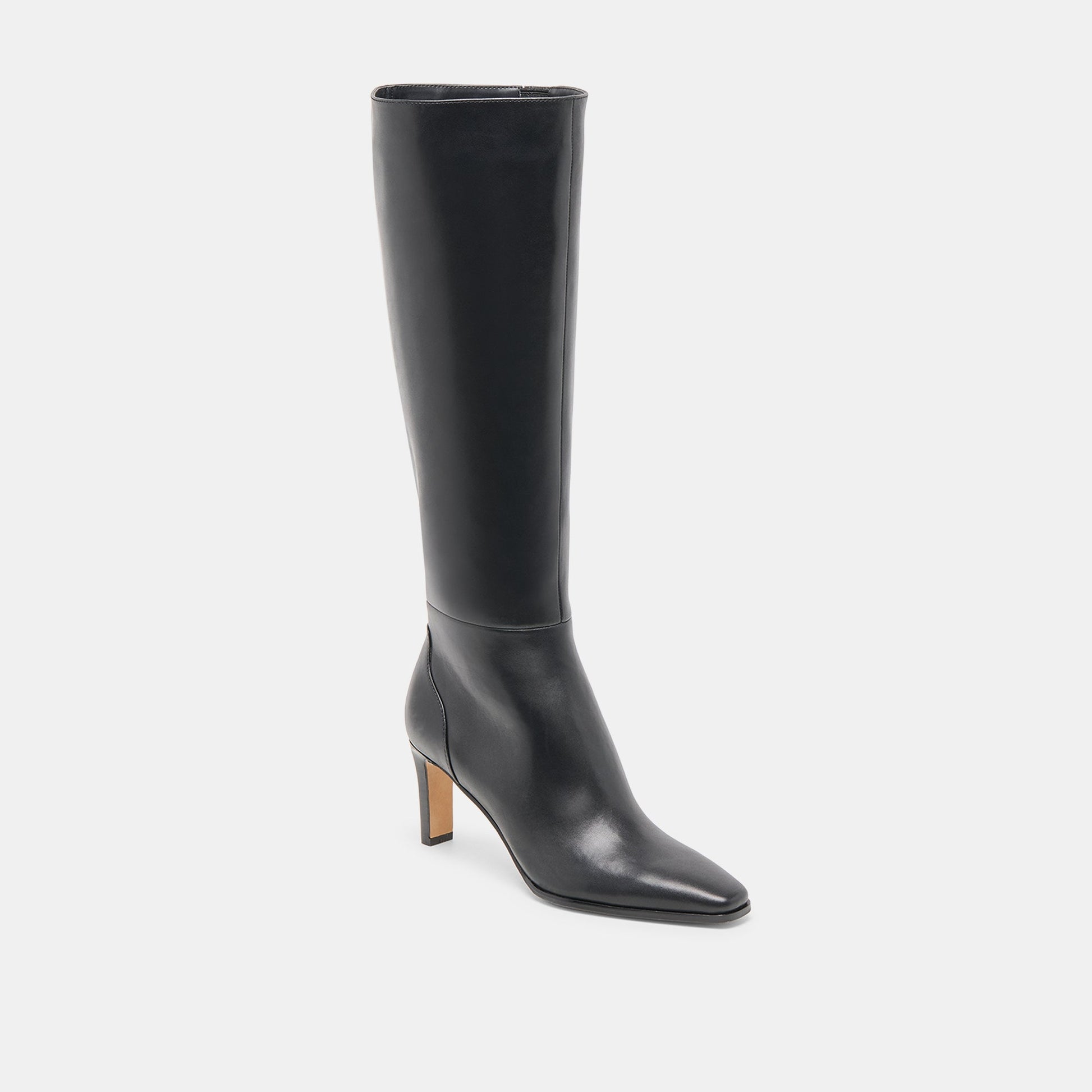 Emmi Black Leather Boots Dolce Vita
