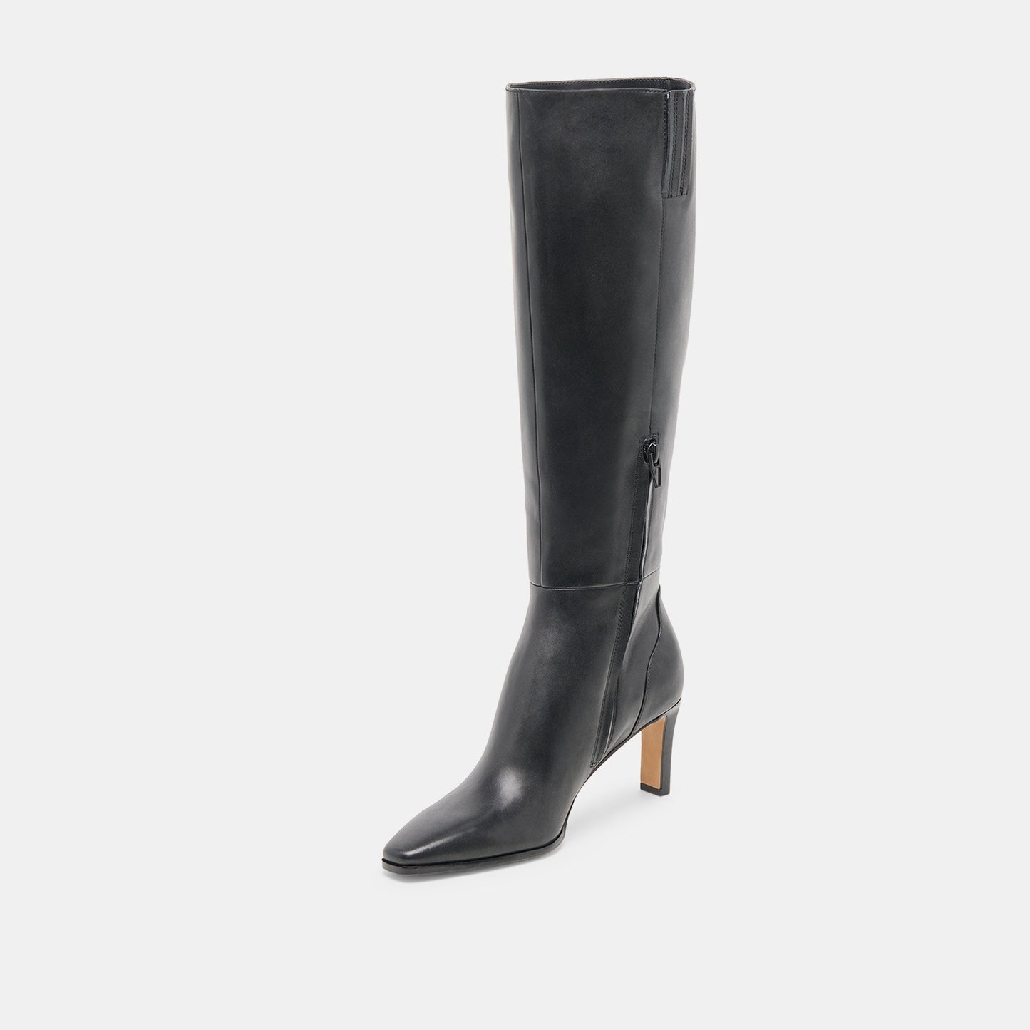 Emmi Black Leather Boots Dolce Vita