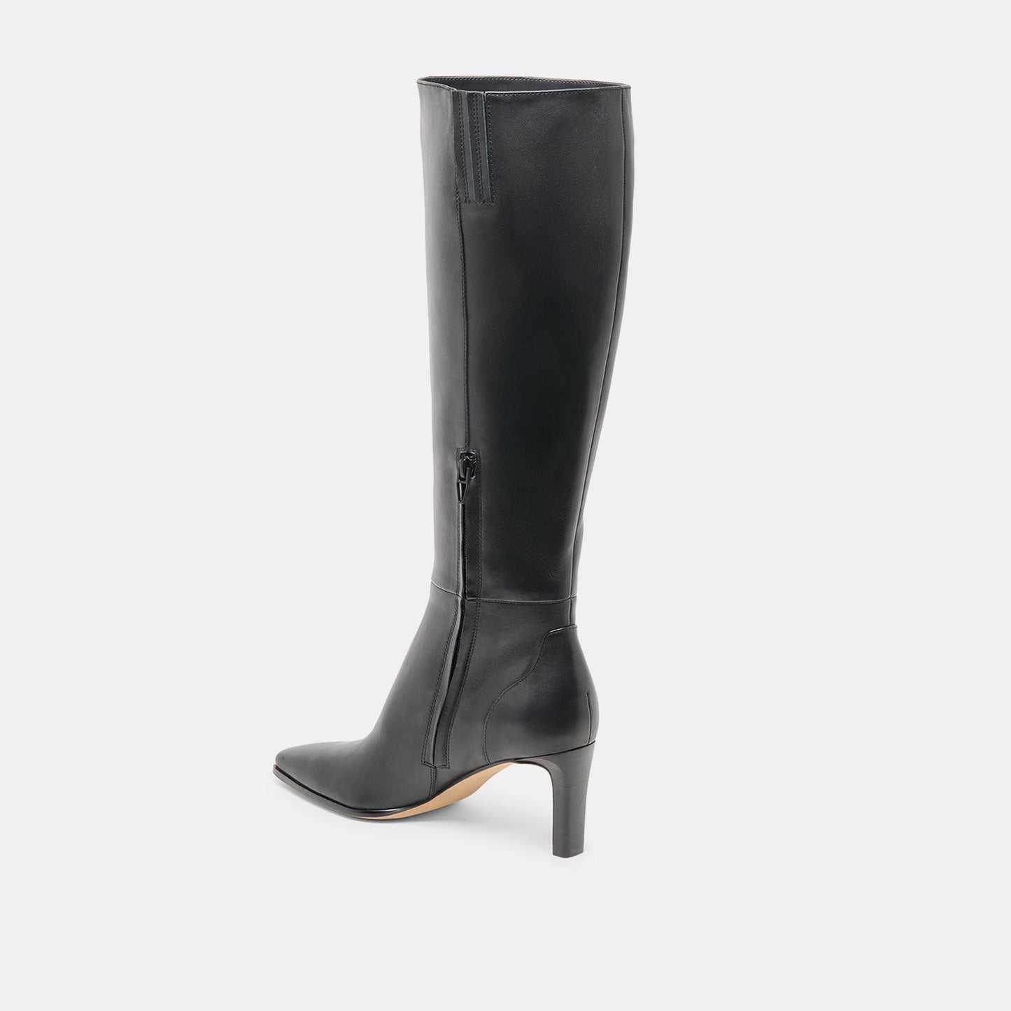 Emmi Black Leather Boots Dolce Vita