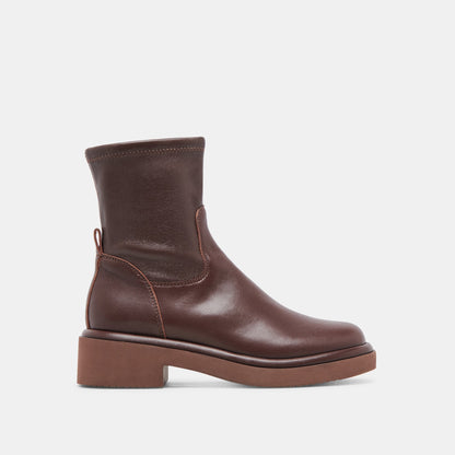 Simaya H2O Waterproof Mahogany Leather Boots Dolce Vita