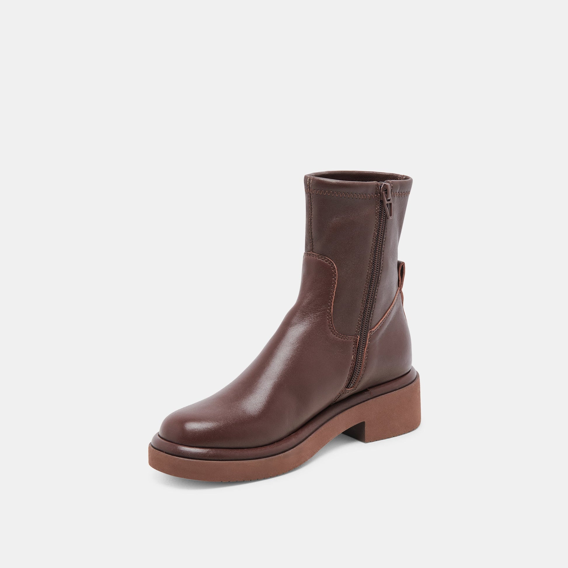 Simaya H2O Waterproof Mahogany Leather Boots Dolce Vita