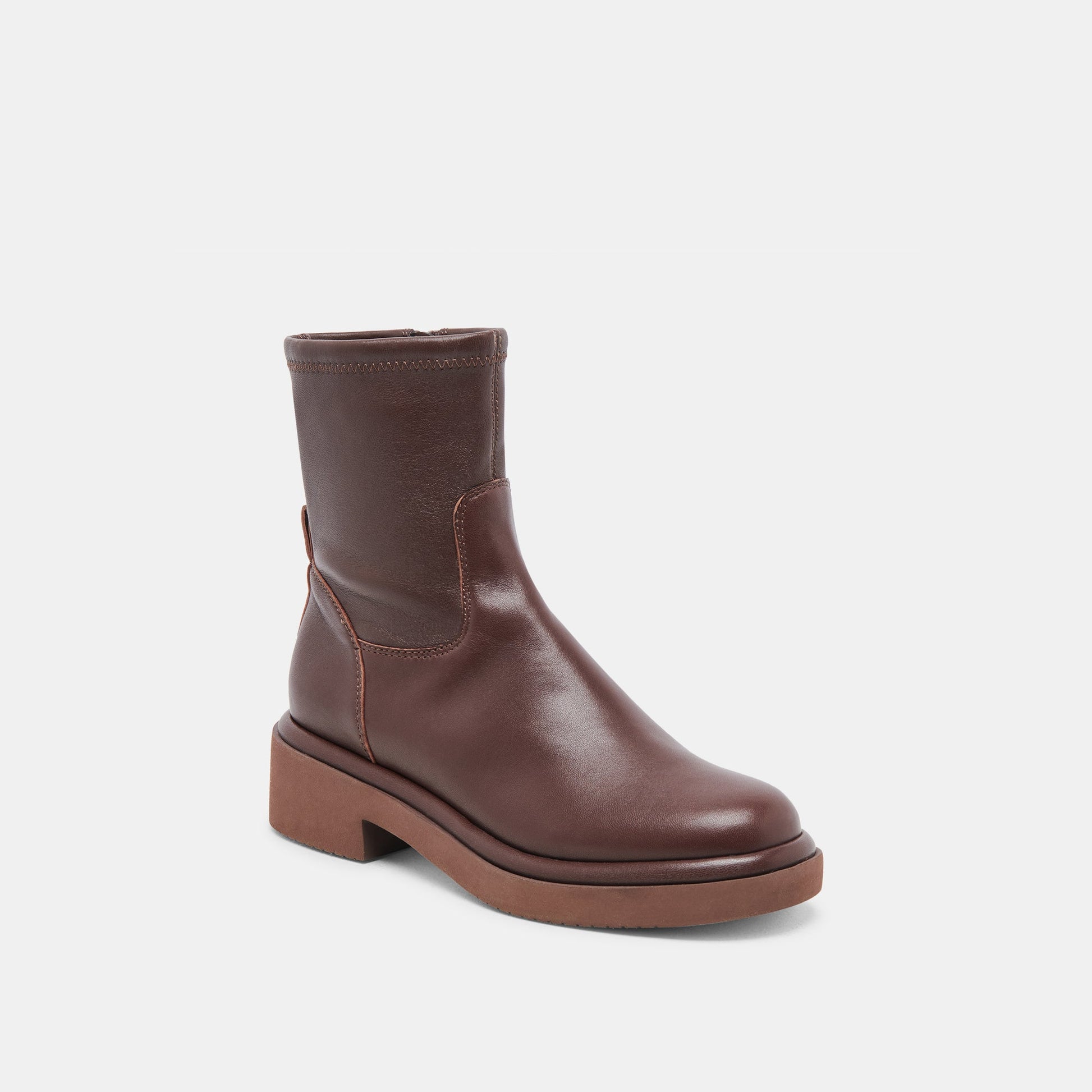 Simaya H2O Waterproof Mahogany Leather Boots Dolce Vita