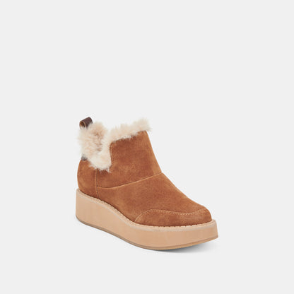 ARDY PLUSH H2O BOOTIES PECAN SUEDE Dolce Vita