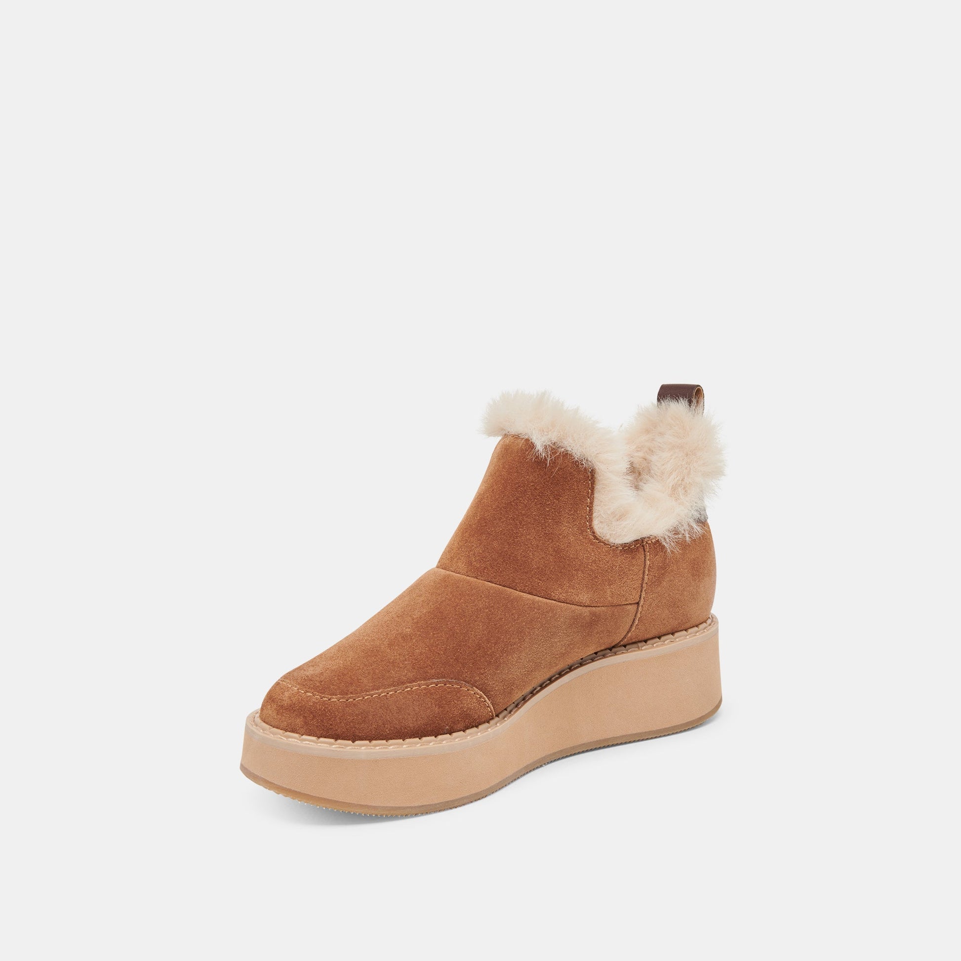 ARDY PLUSH H2O BOOTIES PECAN SUEDE Dolce Vita