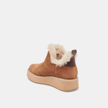 ARDY PLUSH H2O BOOTIES PECAN SUEDE Dolce Vita