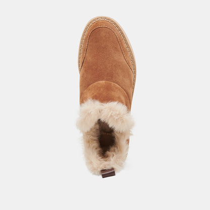 ARDY PLUSH H2O BOOTIES PECAN SUEDE Dolce Vita