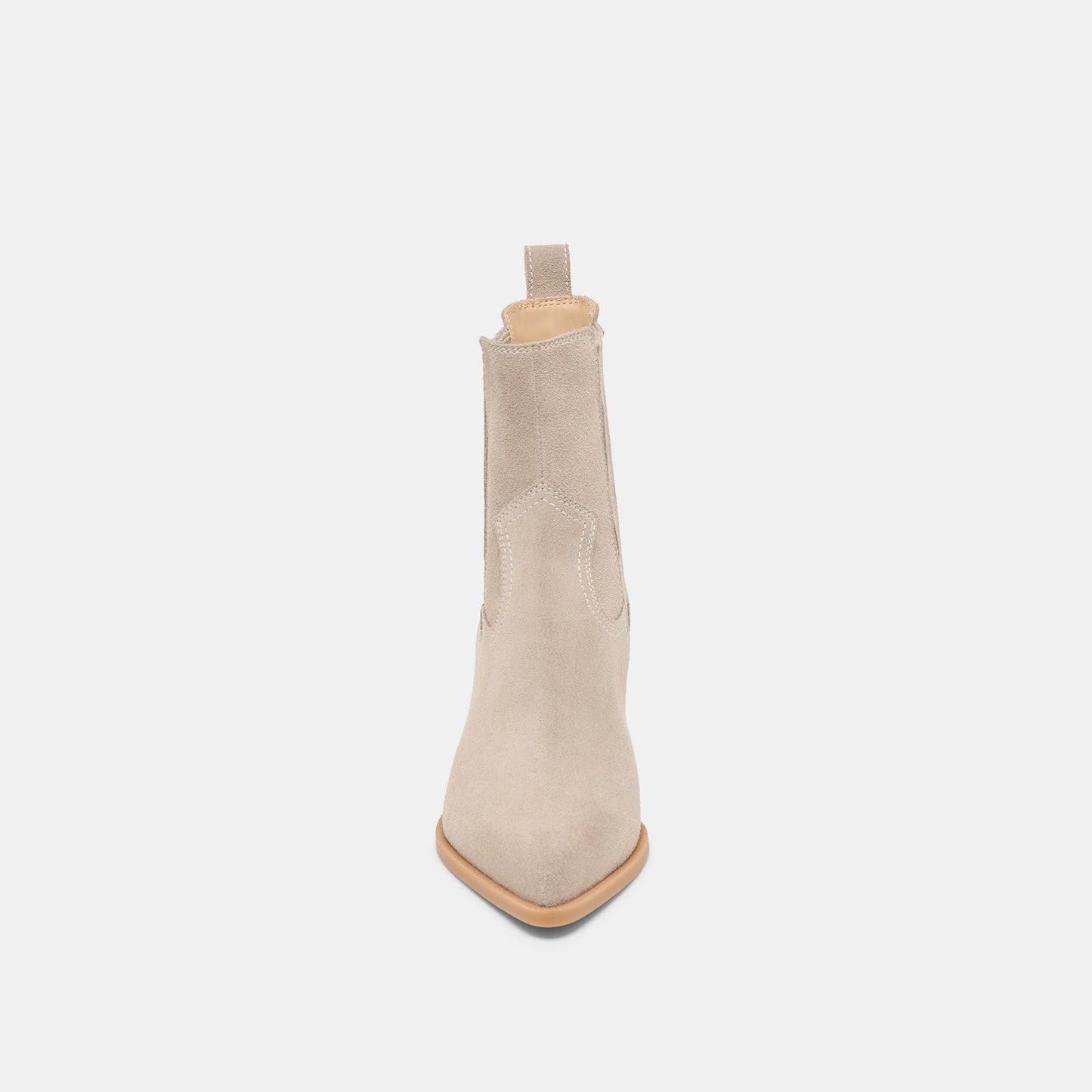 Slim Taupe Suede Booties Dolce Vita