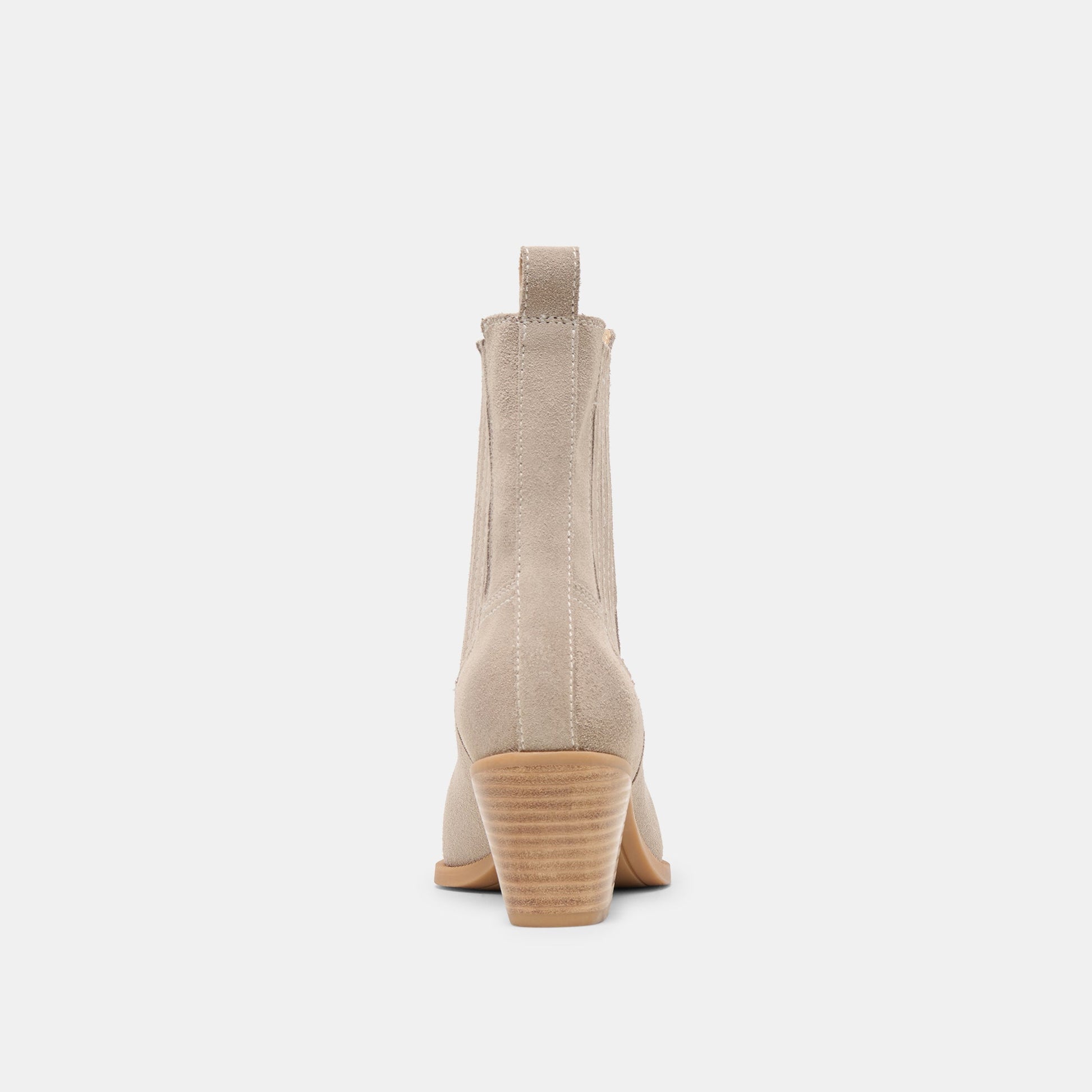 Slim Taupe Suede Booties Dolce Vita