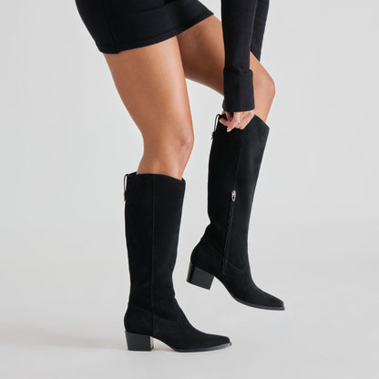 Virona H2O Waterproof Onyx Suede Boots Dolce Vita