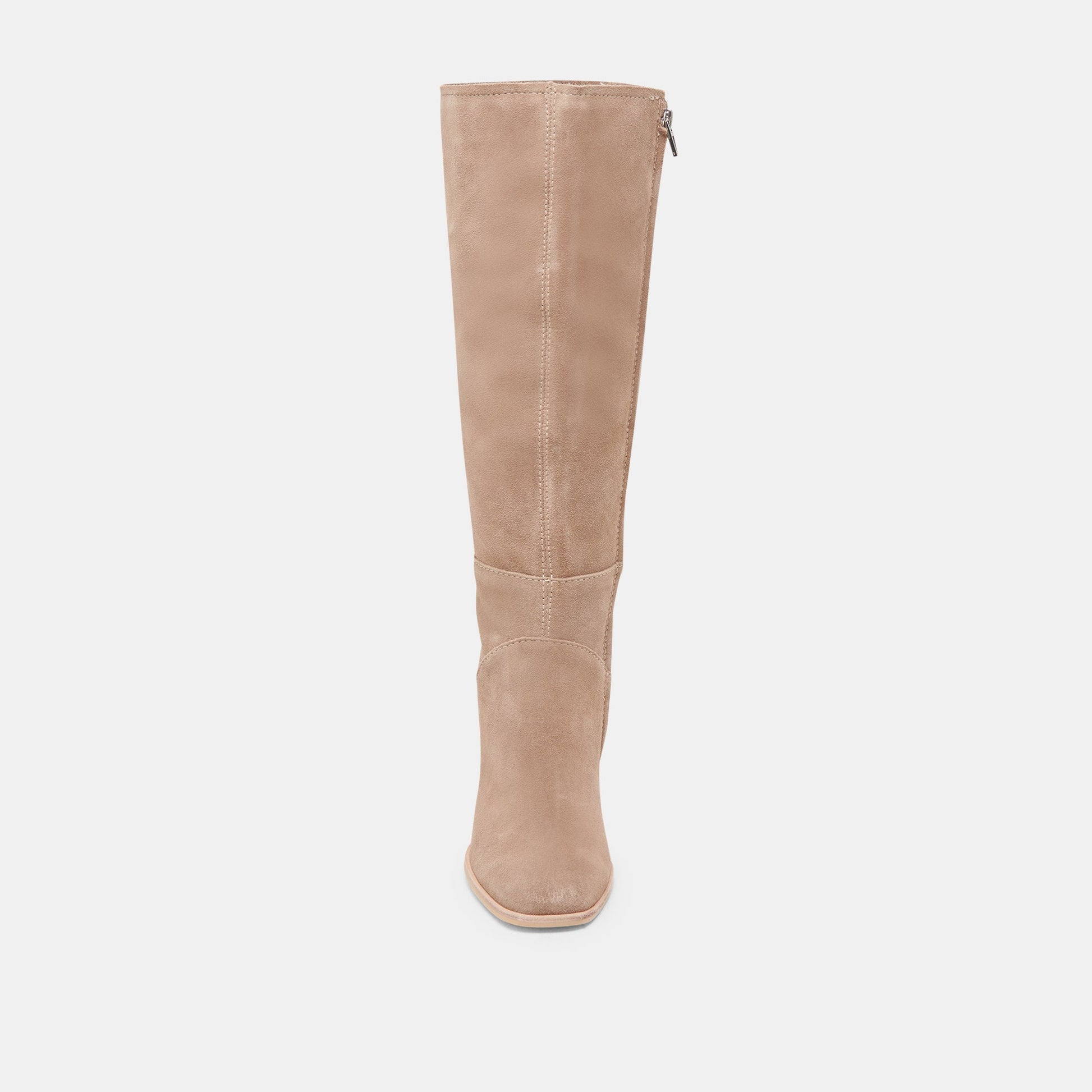 FYNN Wide Calf Boots Truffle Suede Dolce Vita