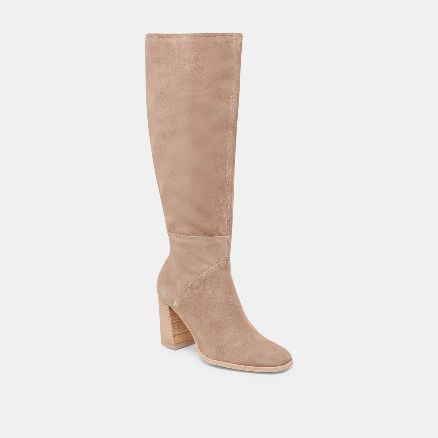 FYNN Wide Calf Boots Truffle Suede Dolce Vita
