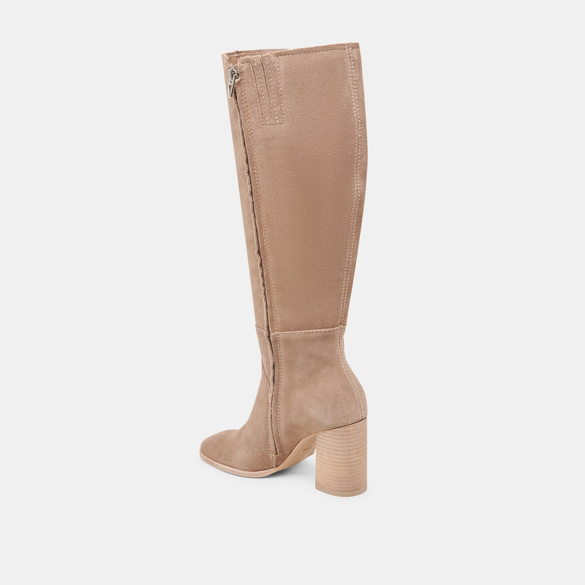 FYNN Wide Calf Boots Truffle Suede Dolce Vita