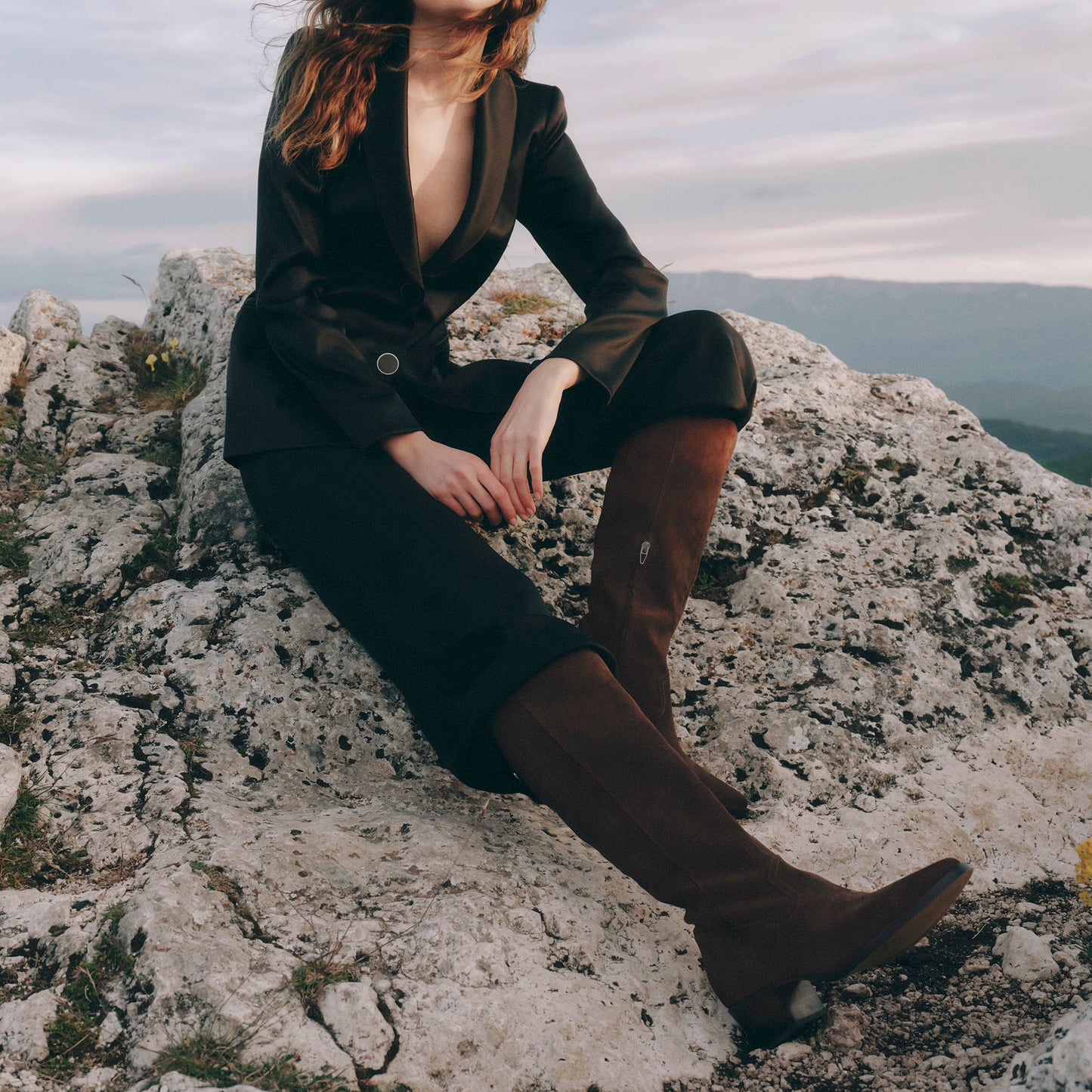 Virona H2O Waterproof Dk Brown Suede Boots Dolce Vita