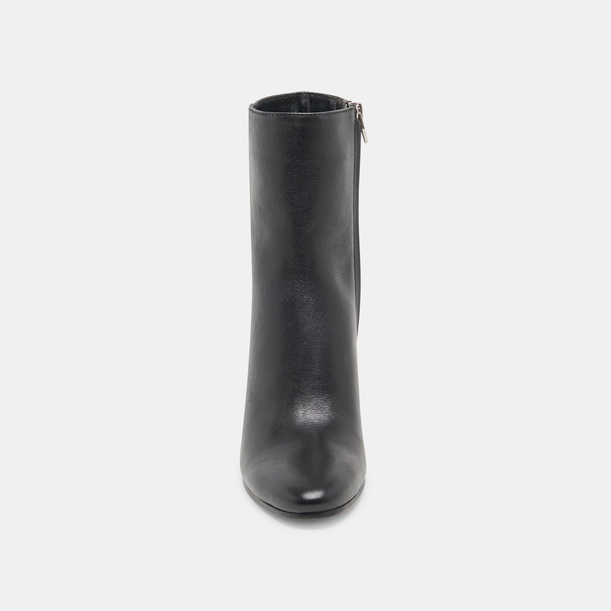 Suzy Wide Black Leather Booties Dolce Vita