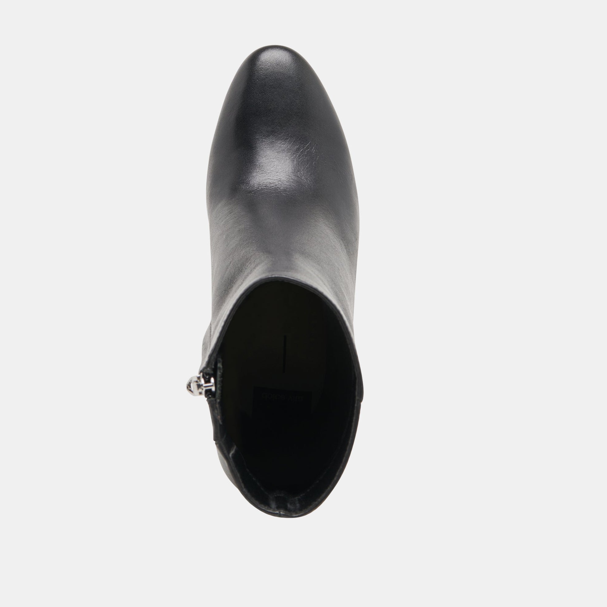 Suzy Wide Black Leather Booties Dolce Vita