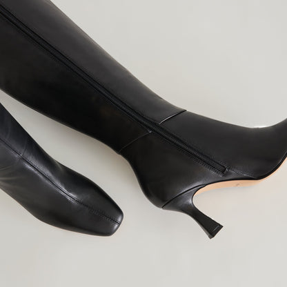 Gyra Extra Wide Calf Black Boots Dolce Vita