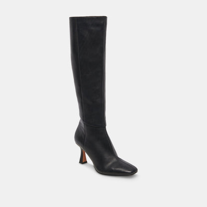 Gyra Extra Wide Calf Black Boots Dolce Vita