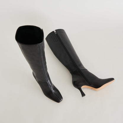 Gyra Extra Wide Calf Black Boots Dolce Vita
