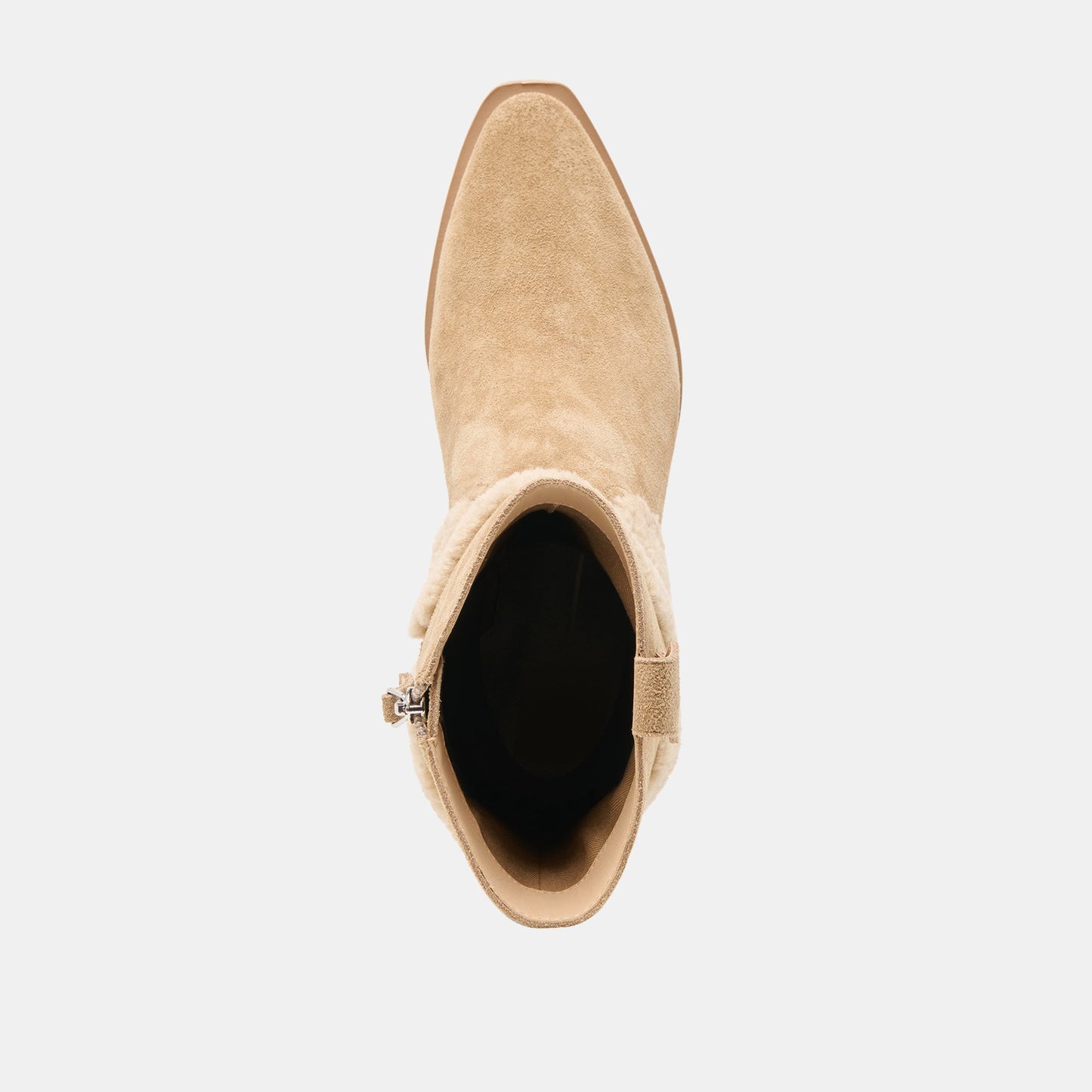 Salil Plush Dk Taupe Suede Boots Dolce Vita