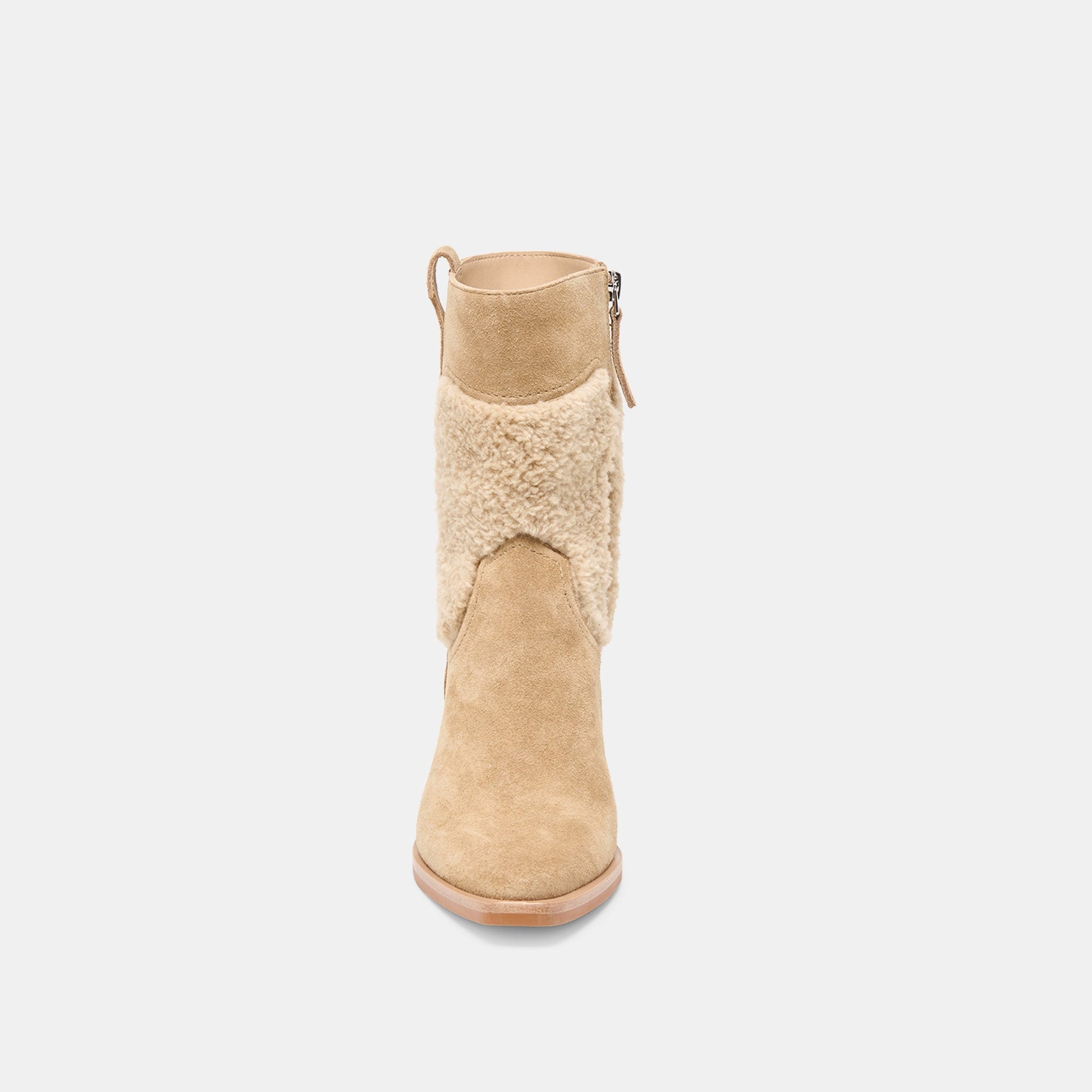 Salil Plush Dk Taupe Suede Boots Dolce Vita