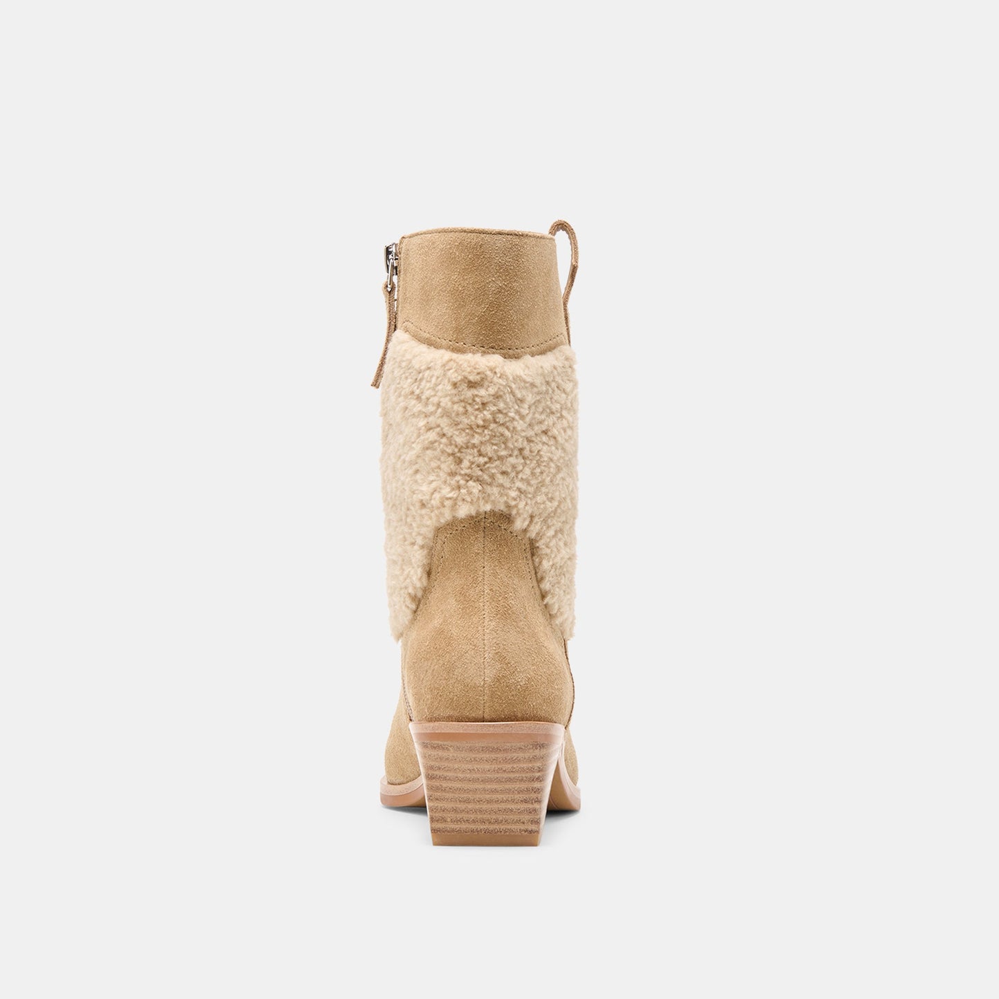 Salil Plush Dk Taupe Suede Boots Dolce Vita