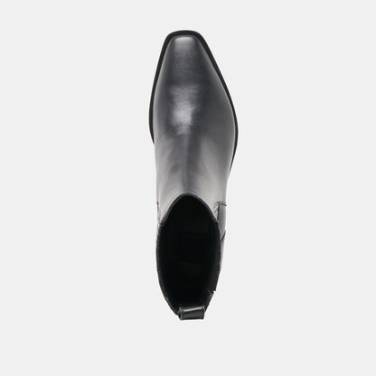 Faint H2O Waterproof Black Leather Booties Dolce Vita