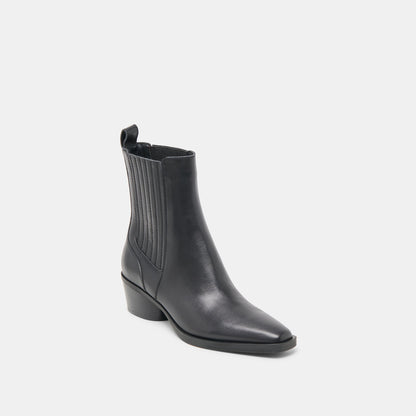 Faint H2O Waterproof Black Leather Booties Dolce Vita
