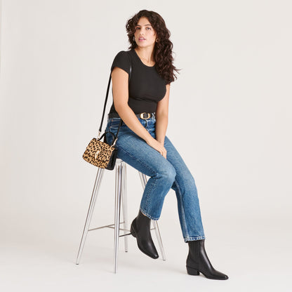 Faint H2O Waterproof Black Leather Booties Dolce Vita